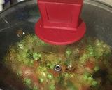 A picture of step 6 of Dal Chingri/Red Lentils with Shrimps.