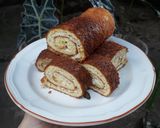 Foto langkah ke 3 dari resep Bolu gulung melon debm.
