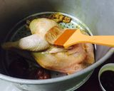 Hình bước làm 10 của món Gà hấp xì dầu
