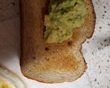 A picture of step 2 of Avocado Breakfast Toast.