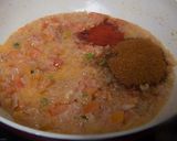 A picture of step 4 of Paav bhaji.