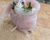 Foto del paso 1 de la receta: Rollitos de Merluza en salsa cremosa 🐟