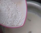 A picture of step 2 of Sabudana kheer.
