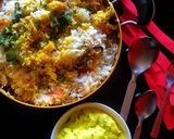 A picture of step 7 of Gobhi dum Biryani.