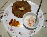 A picture of step 6 of Spicy Bajra parantha.