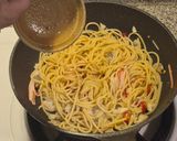 醬味海鮮義大利麵的食譜步驟5照片