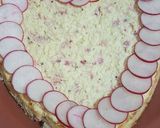 Foto del paso 9 de la receta: Tarta de rabanitos para "San Valentin"