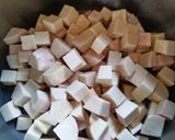 Gambar langkah 2 resipi Bubur Keladi Kak Limah.