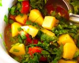 पालक आलू की चटपटी सब्ज़ी (Palak aloo ki chatpati sabzi recipe in Hindi) रेसिपी चरण 4 फोटो