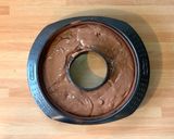 A picture of step 4 of Banana and Chocolate Bundt Cake.