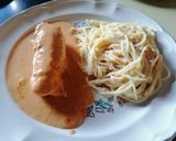 Foto del paso 7 de la receta: Rollito de pollo en crema con chipotle