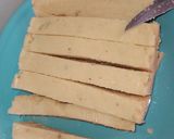 Foto del paso 1 de la receta: Bastones de polenta rebozados al horno