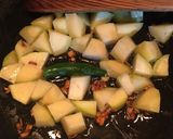 A picture of step 2 of Poha Veggie Roastie.