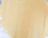 A picture of step 2 of German cheesecake.