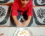 A picture of step 3 of Mango rose cake.