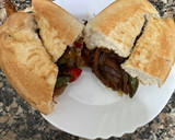 Foto del paso 8 de la receta: Bocadillo de verduras y pollo