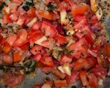 A picture of step 4 of Rajasthani style Papad sabji.