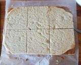 A picture of step 16 of Cabin cake.