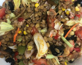 Foto del paso 3 de la receta: 90. Ensalada de lentejas a la jardinera con atún y vinagreta de mostaza (principal legumbres)