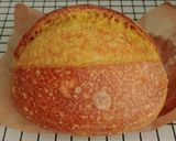 Foto langkah ke 22 dari resep Kunyit Lada Hitam Sourdough Bread (Open Bake Method - Oven Tangkring).