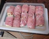 Foto del paso 2 de la receta Rollitos de cerdo con papas fritas y salsa a la pimienta