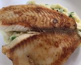 Foto del paso 3 de la receta: Filete de pescado con rúgula y granada