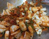 A picture of step 3 of Vegetable idli.