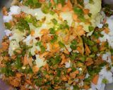 A picture of step 3 of Vegetables Poha balls.