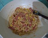 Foto langkah ke 4 dari resep Spaghetti Carbonara.