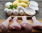 Foto del paso 1 de la receta: Saquitos de hojaldre rellenos de pollo