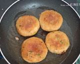 A picture of step 6 of Crispy Veg Tikki Burger Recipe/VegTikki Cheese Burger.
