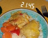 Une image de l'étape 5 de Poulet coco curry des Antilles.