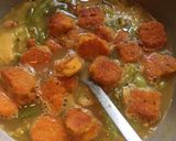 A picture of step 9 of Lentil Fritters in Ridge Gourd Curry.