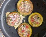 A picture of step 3 of Eggplant omlette.