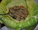 A picture of step 8 of Stuffed whole cabbage.