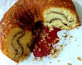 Kake stuffed with chocolate cookie powder, cinnamon, almonds recipe step 5 photo