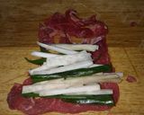 牛肉杏鮑菇捲的食譜步驟2照片
