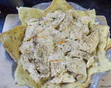 Foto del paso 3 de la receta: Pastel crujiente de pan de maíz con alcachofas
