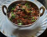 A picture of step 12 of Bhindi masala (sabzi).