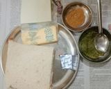 चीज़ चटनी सैंडविच रेसिपी चरण 1 फोटो