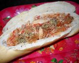 Foto del paso 7 de la receta: Panini relleno con pollo a la portuguesa
