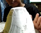 बार्बी डॉल केक (बिना अंडे के) (Barbie doll cake (Bina ande ke) recipe in Hindi) रेसिपी चरण 9 फोटो