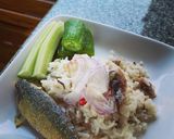 A picture of step 5 of Fried mackerel rice bowl.