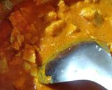 A picture of step 3 of Shahi paneer.