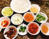 Hình bước làm 1 của món Bánh Tráng Trộn