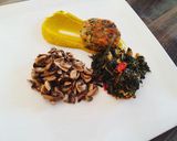 A picture of step 7 of Sweet Potato & Mung Bean Bran Cakes.