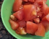 Foto del paso 6 de la receta: Ensalada de pasta con bonito, langostinos y frutas