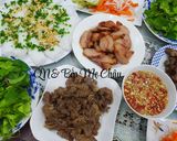 Hình bước làm 1 của món Bánh hỏi nai nướng