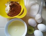 Hình bước làm 1 của món Tiramisu cake
