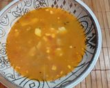 Foto del paso 11 de la receta Sopa de rape, langostinos y mejillones